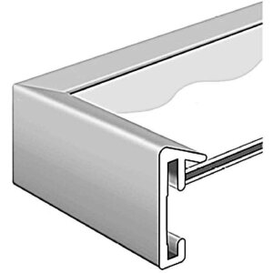 Nielsen алюминиевая рамка Pixel 21x29,7 см серебристо-матовая DIN A4 рамка для сертификатов