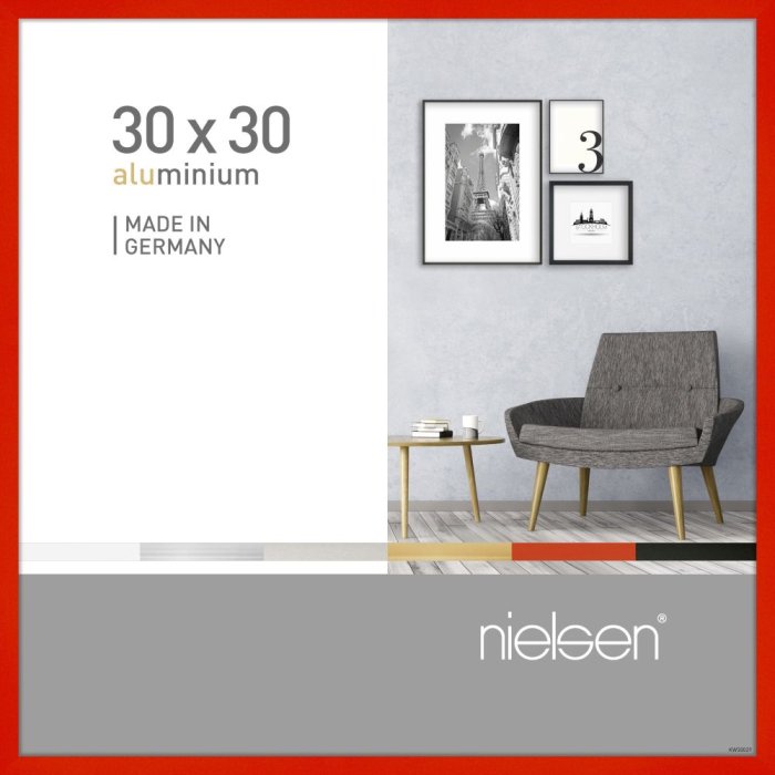Nielsen алюминиевая рамка Pixel 30x30 см торнадо красный