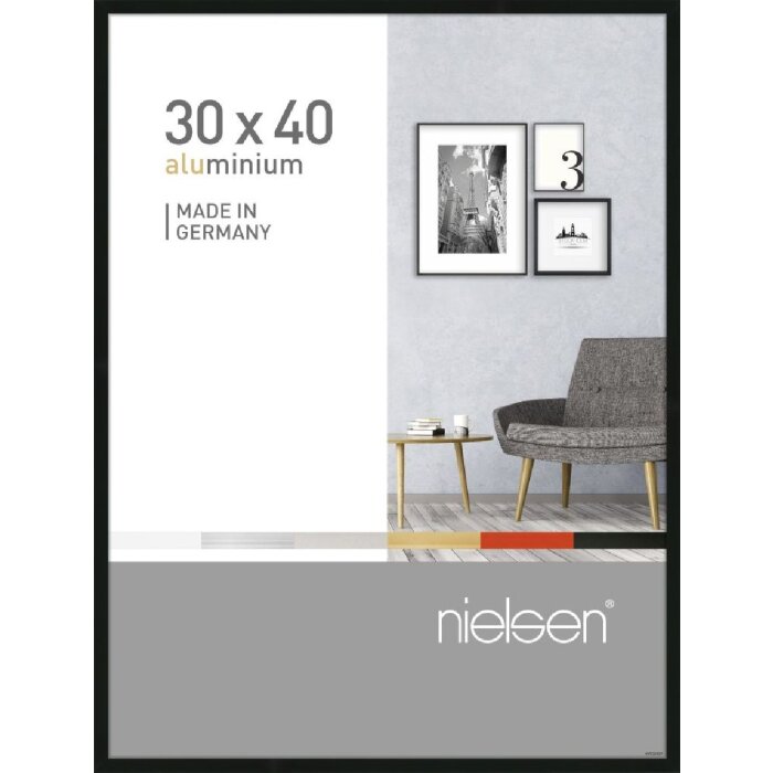 Nielsen алюминиевая рамка Pixel 30x40 см черная