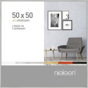 Алюминиевая рамка Nielsen Pixel 50x50 см серебристо-матовая