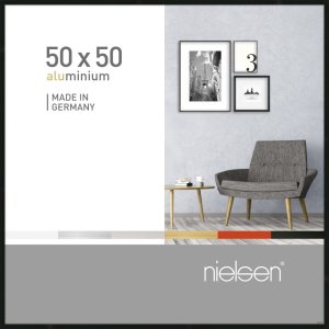Nielsen алюминиевая рамка Pixel 50x50 см черная