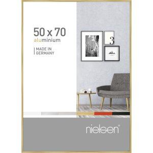 Nielsen алюминиевая рамка Pixel 50x70 см золото глянцевое