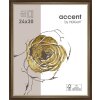 Деревянная рамка Ascot 18x24 см темно-коричнево-золотая