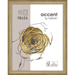 Деревянная рамка Ascot 30x40 см золото