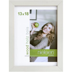 Деревянная съемная рамка Квадрум 15x20 см белая