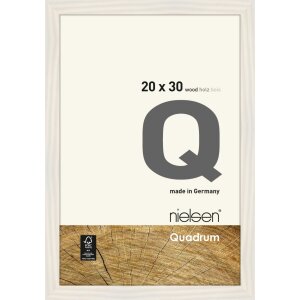 Деревянная съемная рамка Quadrum 20x30 см белая