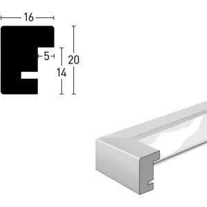 Деревянная рамка с зажимом Quadrum 20x30 см венге