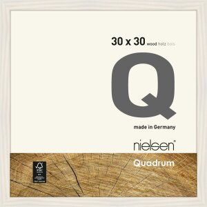Деревянная съемная рамка Quadrum 30x30 см белая