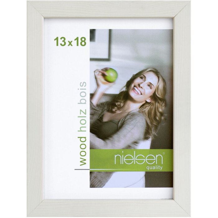 Nielsen деревянная съемная рама Quadrum 30x40 см шпон белой сосны обычное стекло