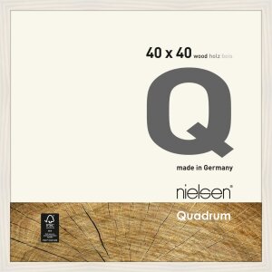 Деревянная съемная рамка Quadrum 40x40 см белая