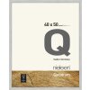 Деревянная съемная рамка Quadrum 40x50 см серебристая