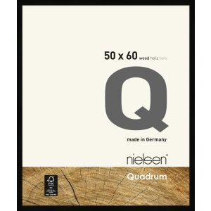 Деревянная съемная рама Quadrum 50x60 см черная