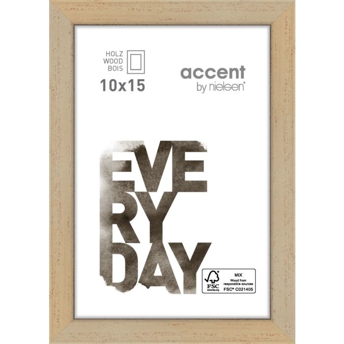 Nielsen Holzrahmen Zoom 10x15 cm gold