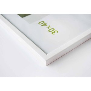 Zoom Holzrahmen 10x15 cm weiß