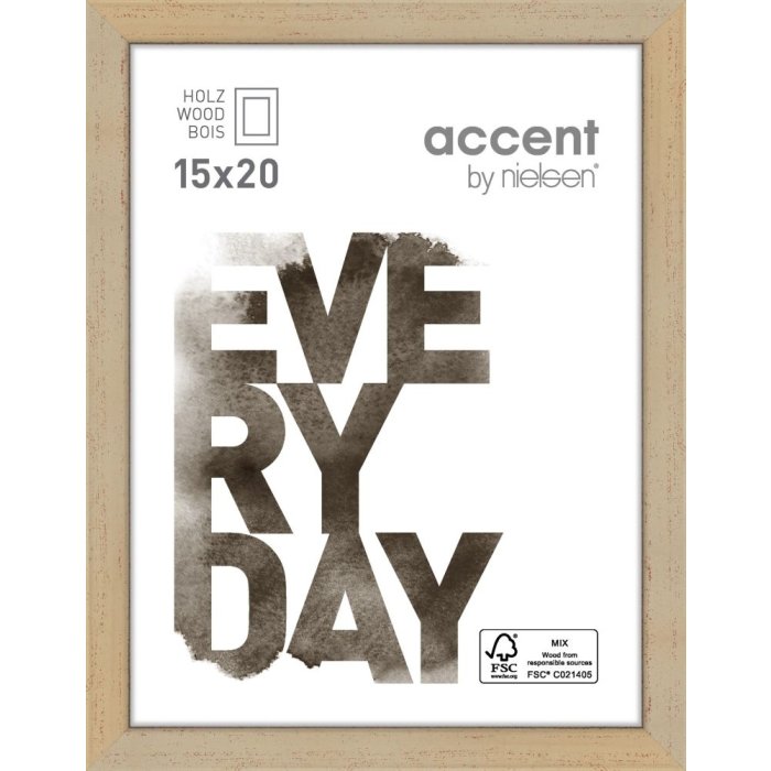 Nielsen Zoom Holzrahmen 15x20 cm gold