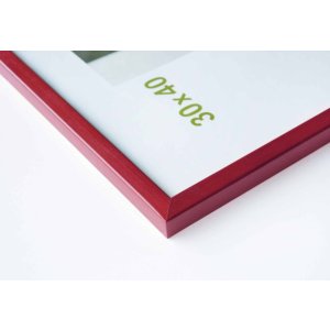 Nielsen Bilderrahmen Zoom Rot 24x30 cm Normalglas Hoch- Querformat
