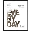 Nielsen Zoom Bilderrahmen 40x50 cm schwarz Aluminium Normalglas
