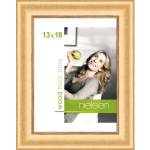 Деревянная рамка Дерби 13x18 см золото