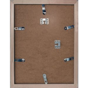 Деревянная рамка Дерби 40x50 см серебристая