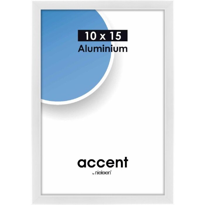 Nielsen Accent алюминиевая рамка 10x15 см белая глянцевая