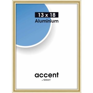 Nielsen Accent алюминиевая рамка 13x18 см золото