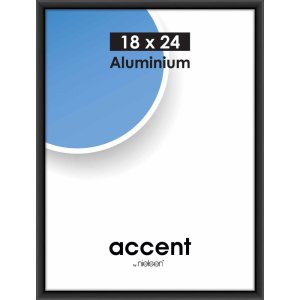 Nielsen Accent алюминиевая рамка 18x24 см черная матовая