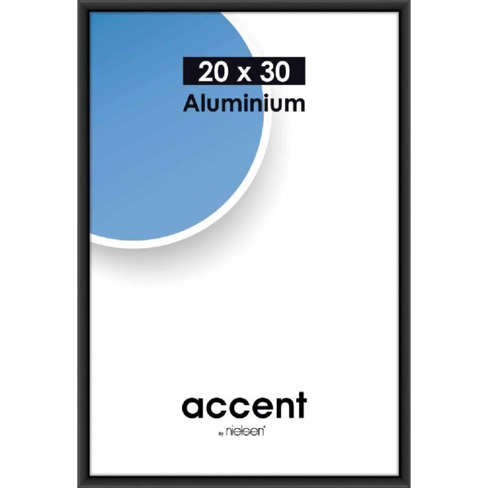 Nielsen Accent алюминиевая рамка 20x30 см черная матовая