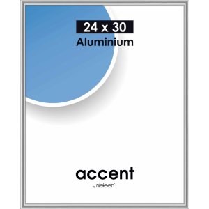 Nielsen Accent алюминиевая рамка 24x30 см серебристый глянец