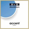 Nielsen алюминиевая рамка Accent 30x30 см золото