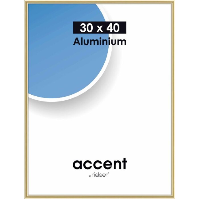 Nielsen Accent алюминиевая рамка 30x40 см золото