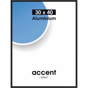Nielsen алюминиевая рама Accent 30x40 см черная матовая
