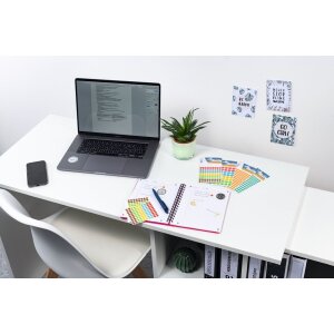 HERMA Vielzwecketiketten farbig sortiert Ø 8 mm rund Papier matt 540 St.