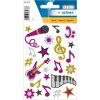 HERMA MAGIC Sticker Musik Glittery
