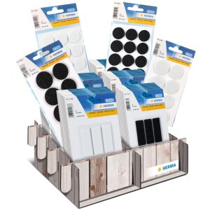 HERMA Filzgleiter schwarz Ø 28 mm, 8 Stück
