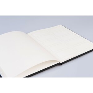 Гостевая книга Isere черная Книга для приема гостей 20,5x26 см 200 подписей