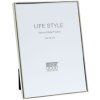 Metallrahmen S58MS silber 3,5x4,5 cm schmale Leiste