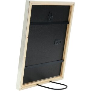 Деревянная рамка S41J Deknudt 9x13 см серебристая