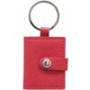Foto-Schlüsselanhänger rot Leder