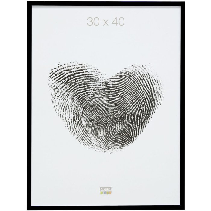 Deknudt S011 Kunststoffrahmen Schwarz 13x18 cm