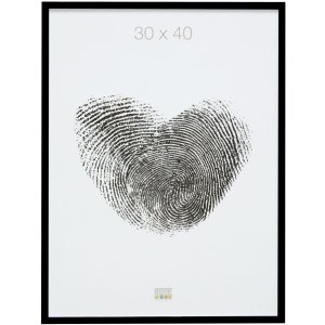 Deknudt Kunststoffrahmen S011 schwarz 18x24 cm