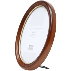 Пластиковая рамка Deknudt S100 овальная 18x24 см орех