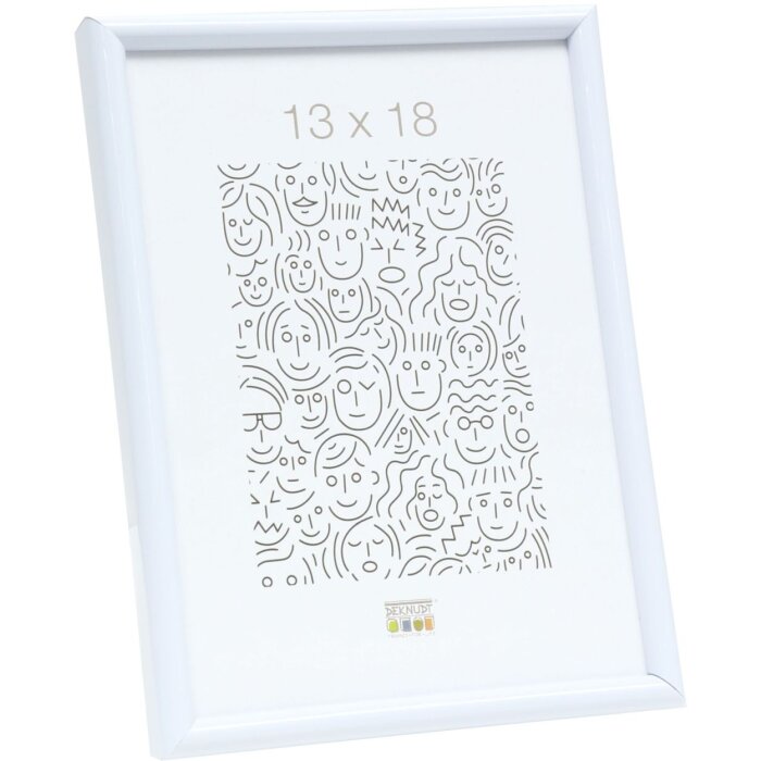 Пластиковая рамка Deknudt S011 белая 50x70 см