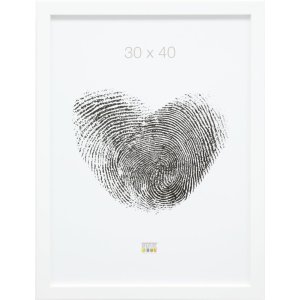 Деревянная рамка S40R 50x50 см белая