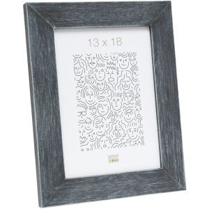 Deknudt Holzrahmen S49B dunkelgrau gemalt 13x18 cm