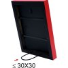 Деревянная рамка S40R 18x24 см красная