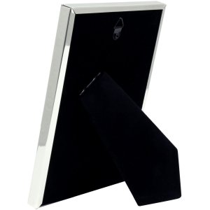 Deknudt Metall-Fotorahmen S58MS silber glänzend 15x15 cm schmale Leiste