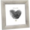 Deknudt Holzrahmen S53G grau-silber 10x15 cm breiter abfallendes Profil