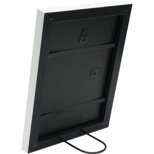 Kunststoffrahmen S41VF1 weiß Struktur 13x13 cm