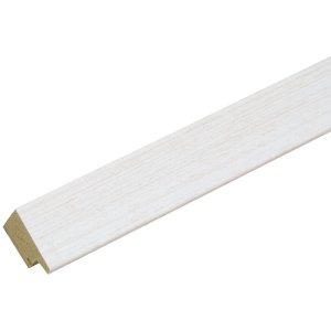 Kunststoffrahmen S41VF1 weiß Struktur 40x60 cm