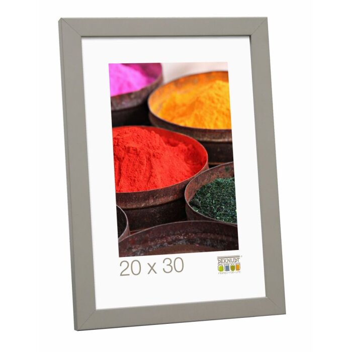 Деревянная рамка S40R 20x28 см серо-бежевая